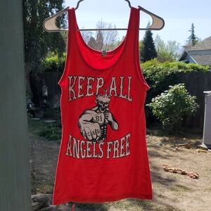 KEEP ALL ANGELS FREE SIZE L TANK TOP 2015 GUC